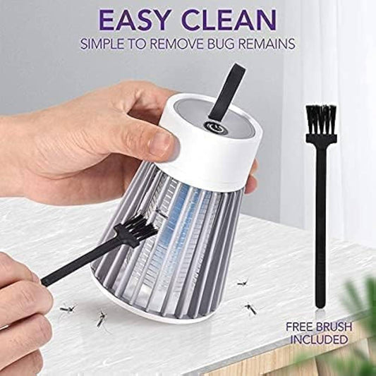 USB Mosquito Killer Lamp White ABS Rechargeable
