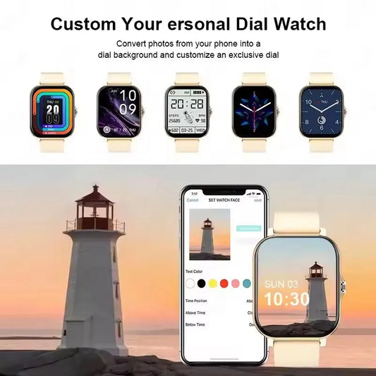 Smart watch with full touch screen