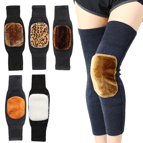 Woolen Thermal Knee Pads - Warm, Elastic & Hand Washable