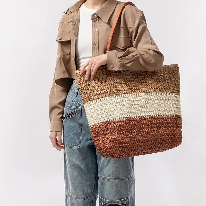 Straw Bag Oversized