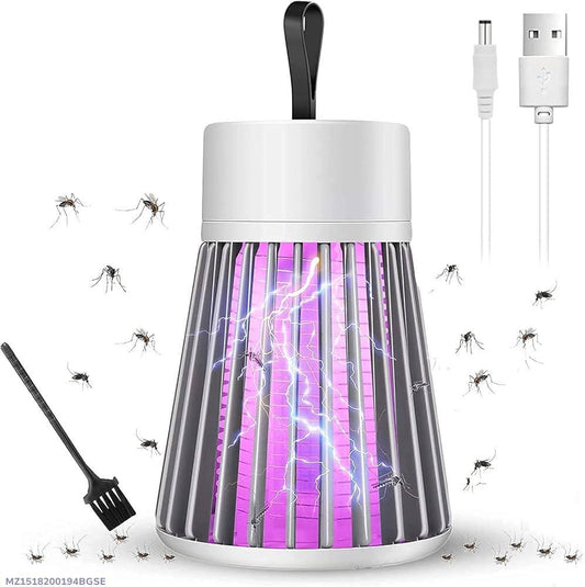 USB Mosquito Killer Lamp White ABS Rechargeable