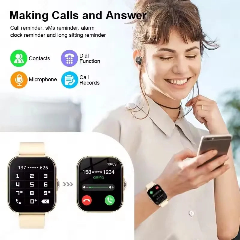 Smart watch with full touch screen