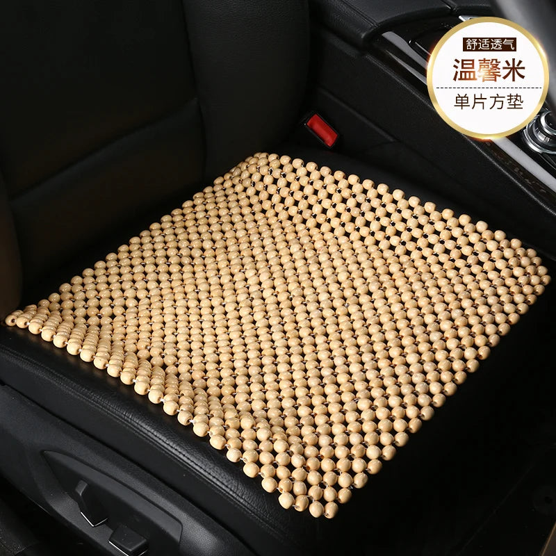 Summer Wooden Bead Seat Cushion