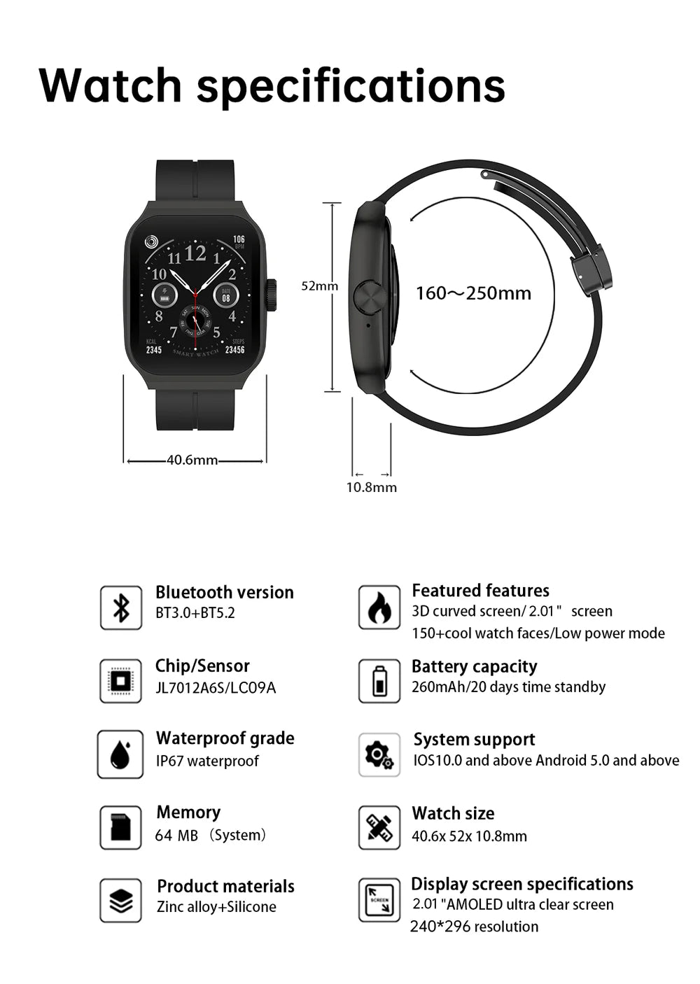 Smart Watch with Smooth Operation