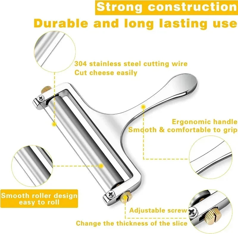 Cheese Slicer Adjustable Thicknes