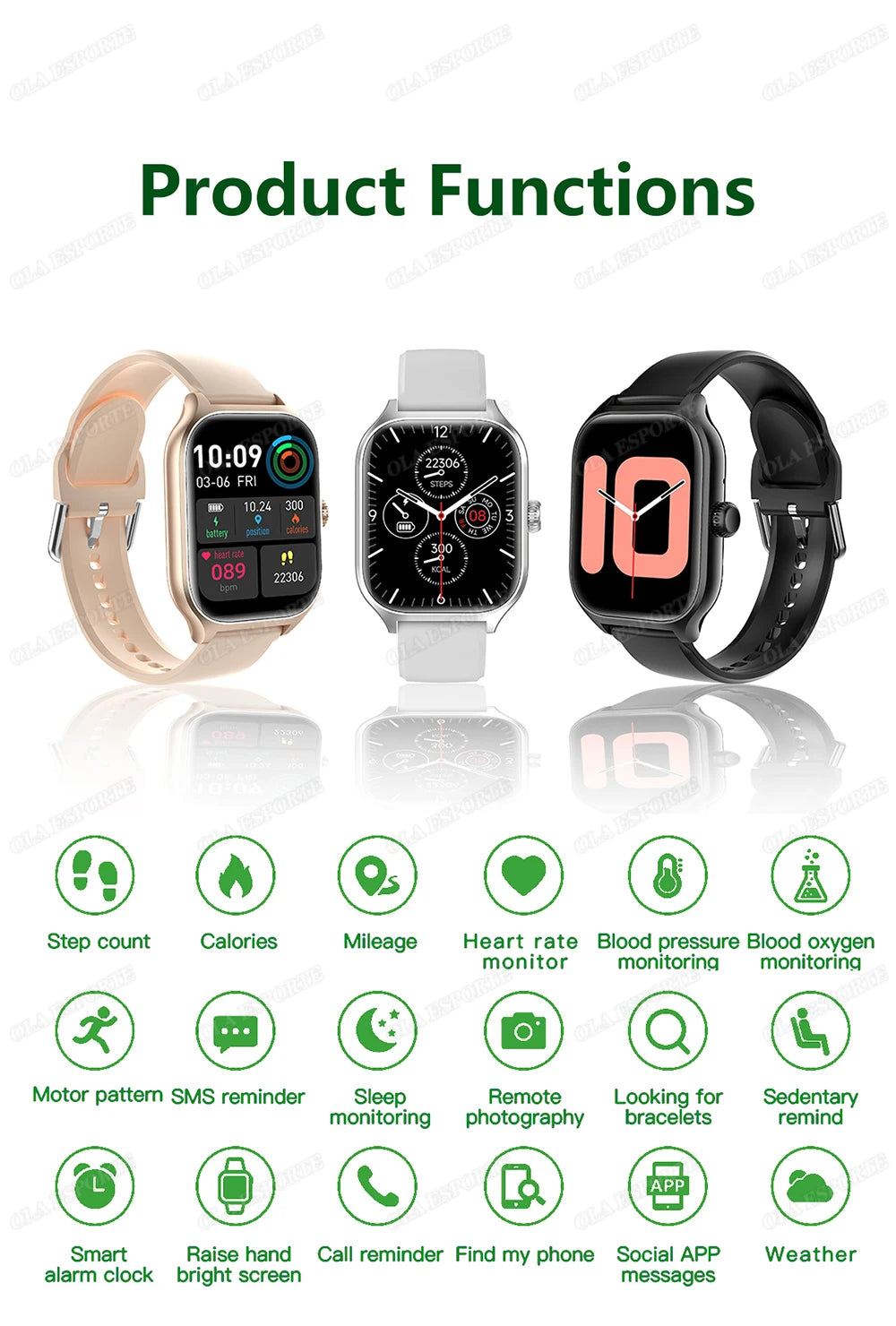 Smart Watch For Android IOS