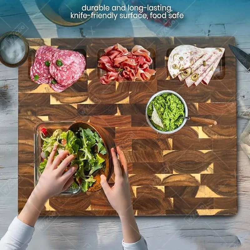 WXCOO Acacia Wooden Cutting Board