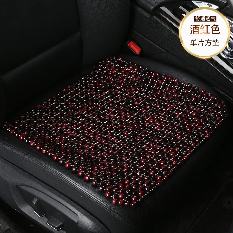 Summer Wooden Bead Seat Cushion