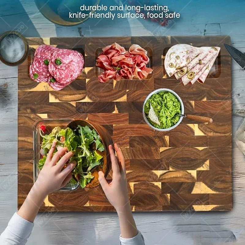 WXCOO Acacia Wooden Cutting Board